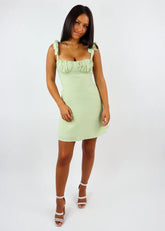 Kickstart My Heart Dress Sage